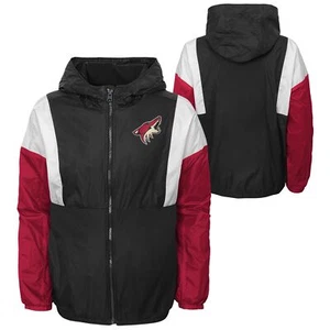 Outerstuff NHL Youth Boys Arizona Coyotes Stadium Wind Breaker Jacket - Picture 1 of 4