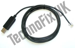 USB Programmierkabel - Kenwood Funkgeräte 6 Pin Modular RJ12, KPG-4 Äquivalent - Bild 1 von 1