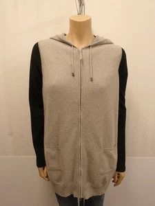 FABIANA FILIPPI Cashmere Strickweste Gr. 42 I48 Strickjacke Kaschmir Grau - Bild 1 von 8