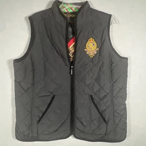 Ralph Lauren Wendeweste Damen 1X schwarz gesteppt Wappen Reitsport AOP - Bild 1 von 8