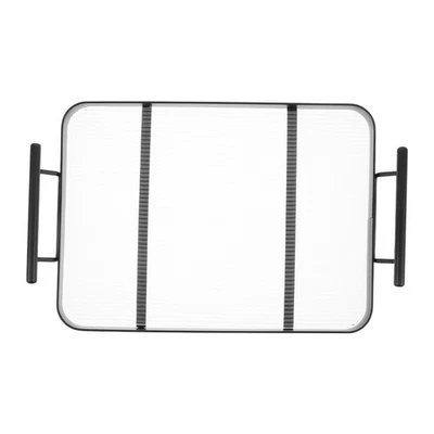  Rechteckiges Obst-Serviertablett: Servierplatte mit Griffen, stilvolles - Bild 1 von 4