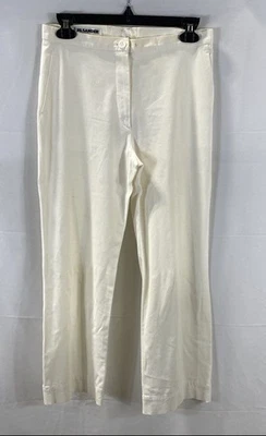 Jil Sander Womens Ivory Classic Pants Size 36 - Image 1 of 4