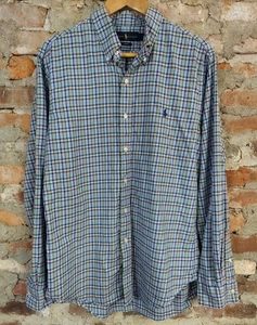 RL Ralph Lauren Hemd mit Knopfleiste Herren Gr. L bunt langarm kariert Baumwolle P - Bild 1 von 4