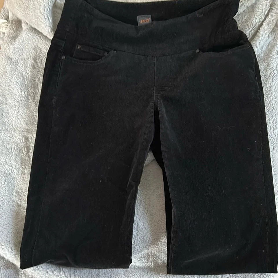 JAG Jeans stretch pull-on black corduroys - Size 2 - Image 1 of 4