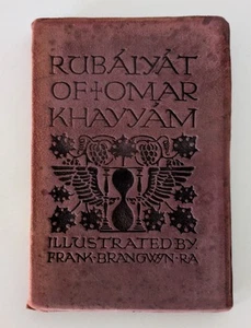 Rubaiyat of Omar Khayyam Illustrated Frank Brangwyn 1912 Faux Leather Hardcover - Picture 1 of 8