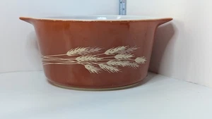 Casseruola Pyrex Vintage Autumn Harvest 1 quarto n. 473-B colore ruggine - Foto 1 di 15