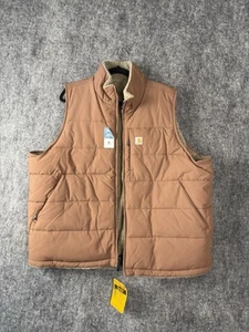 Women Carhartt Reversible Vest Sherpa Lined Canvas XXL – New with Tags - Picture 1 of 4