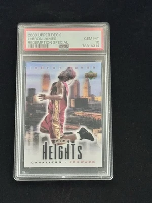 Lebron James Rookie 2003 - Upper Deck City Heights RC PSA 10 - 48307563 Foto 1 de 3