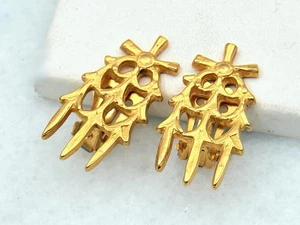 MMA Museum of Modern Art Treasures of Tutanchamun Ohrringe 1976 - Bild 1 von 4