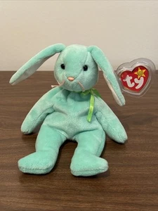 Ty Beanie Babies "Hippity" Mint Bunny 1996 Rare Error Tush Tag Reads Floppity - Bild 1 von 8