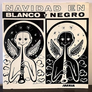 IBERIA AIRLINES - Navidad En Blanco Y Negro (1970) - 12" Vinyl Record LP - EX - Picture 1 of 4