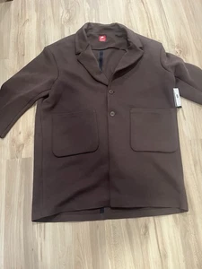 Nike Sportswear Tech Fleece Reimagined Mens XXL Brown Trench Coat FN0601-237 - Picture 1 of 10