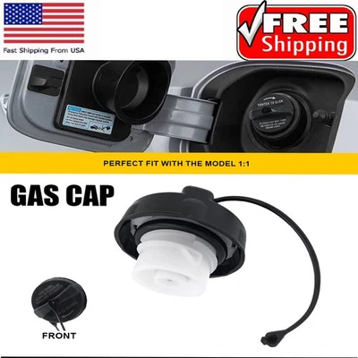 52030387AB Tapa Llenadora Combustible Gas Tapa Ajuste Tether 2003-2012 Jeep Wrangler JK TJ Foto 1 de 4