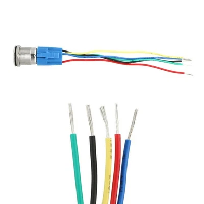 Push Button Switch Waterproof 110-220V 19mm Push Button Switch Equipment - Image 1 of 4