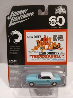 Johnny Lightning 1965 FORD MUSTANG КАБРИОЛЕТ 1:64 литой - Джеймс Бонд 007 - Изображение 1 из 2