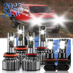 For Ram 1500 Classic 2019-2021 2022 6x LED Headlight Bulb Hi/Low+Fog Light Combo - Bild 1 von 11