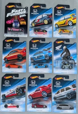 Hot Wheels Suki’s Pink Honda S2000 Fast & Furious + Juego de 8 Honda Series 2018 Foto 1 de 4