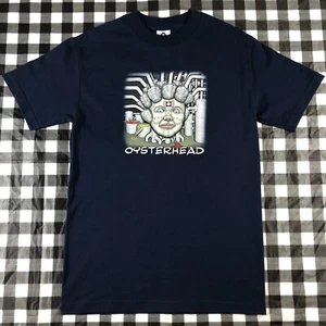 Camiseta vintage Oysterhead The Grand Pecking Order 2001 álbum de rock banda azul marino S - Imagen 1 de 4
