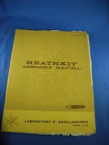 HEATHKIT IO-12 LABORATORY 5" OSCILLOSCOPE ASSEMBLY MANUAL (Free SHipping!) - Picture 1 of 11