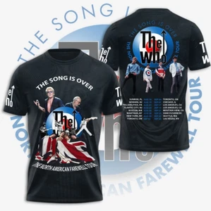 The Who 3D Tshirt Neu The Song Is Over Hot Tour 2025 Tshirt Fan Geschenk - Bild 1 von 4