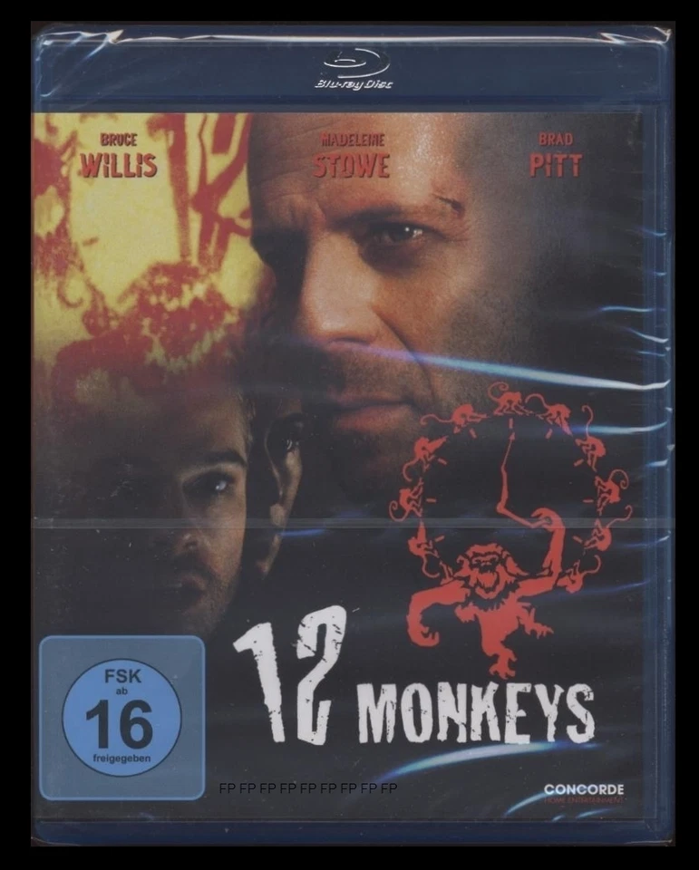 BLU-RAY 12 MONKEYS - BRUCE WILLIS + BRAD PITT (Regie: TERRY GILLIAM) *** NEU *** - Bild 1 von 1