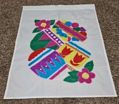 Bandera de jardín vintage de primavera de Pascua grande 39,5" L x 28" W Foto 1 de 4