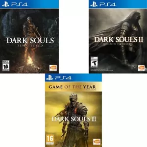 Dark Souls Remastered + II: Scholar of the First Sin + III: The Fire Fades PS4 - Picture 1 of 7
