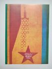 Russian soviet original olympic vintage Moscow 1980 poster
