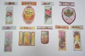 Juego de 18 ETIQUETAS DE BELLEZA/PERFUME EISEMANN antiguas vintage de 1910 - Lancaster PA. - Imagen 1 de 4