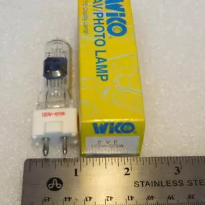 WIKO BVE 120V 625W 3M 567 Overhead Projector Lamp Bulb AVG Life 50Hrs Made Japan - Picture 1 of 3