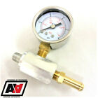 Fuel Pressure Setup Gauge & Adaptor For FPR008 FPR014 Regulators 8mm Hose ADV