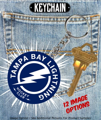 Tampa Bay Lightning - Keychain - Choose From 12 Designs Cover