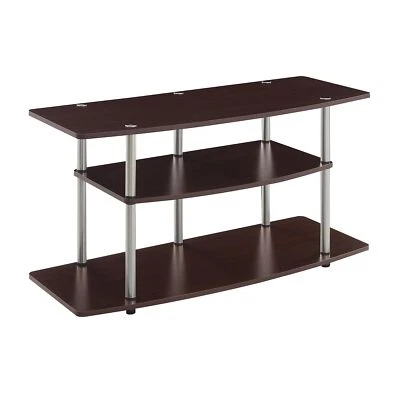 Convenience Concepts Designs2Go No Tools 46 inch 3 Tier Wide TV Stand, Espresso - Image 1 of 4