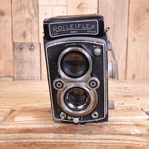 Lente doble cámara Rolleiflex Automat 6x6 modelo 3 K4B2 75 mm F/3,5 - hongos - Imagen 1 de 6