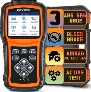 Foxwell NT630 Plus ABS Bleeding SRS SAS OBD2 Code Reader Scanner Diagnostic Tool - Picture 1 of 15