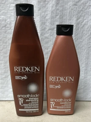Redken Smooth Lock Duo: Shampoo 10.1oz/300ml & Conditioner 8.5oz/250ml **NEW** - Image 1 of 2