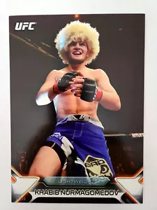 2016 Topps UFC Knockout 5x7 JUMBO #96 KHABIB NURMAGOMEDOV 07/10 - Picture 1 of 6