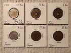 World Coin Japan Coin Collection Lot Of 6 Coins