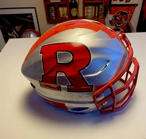 RUTGERS SCARLET KNIGHTS NCAA  Full Size Display Only  XSFootball Helmet Cover