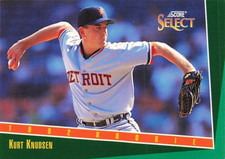 1993 Select #306 Kurt Knudsen Detroit Tigers