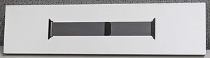 Genuine Apple Watch Band Stainless MilaneseLoop(45mm) Graphite(160–210mm wrists) - Zdjęcie 1 z 4