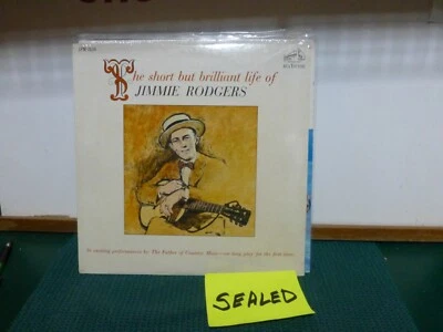 JIMMIE RODGERS THE SHORT BUT BRILLIANT LIFE OF MINT SEALED LP. - Image 1 of 2
