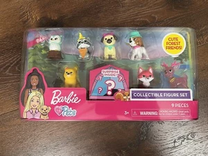 Juego de figuras de animales de colección Barbie mascotas con juego sorpresa de 9 piezas ¡Nuevo! - Imagen 1 de 7