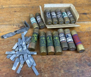 14 fusibles vintage y 20 eslabones de fusibles monarca ~ Jefferson, Ware, Eagle - Imagen 1 de 11