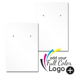 100pcs 2" x 3" Custom Jewelry Earring Cards Stud Earring Display Cards - Picture 1 of 47