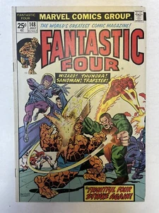 FANTASTIC FOUR #148 SPAVENTOSO QUATTRO RICCHI BUCKLER 1974 età del bronzo Marvel Comics - Foto 1 di 7