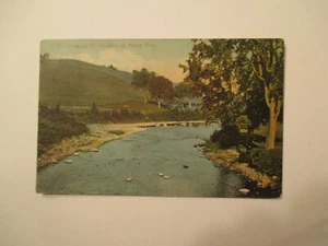St Johnsbury Vermont Looking up moose river VT Postcard - Picture 1 of 2