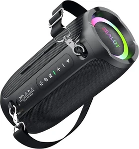 ZEALOT Portable Bluetooth Speaker 70W Peak Booming Sound Speakers LED Boombbox - Picture 1 of 8