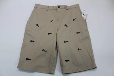 Pantalones Cortos Chinos Bordados Brooks Brothers Boys Algodón 18TH HOLE GOLF 18 ¡NUEVOS! Foto 1 de 4