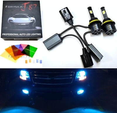 LED Kit F15 140W 9004 HB1 10000K Blue Two Bulbs Headlight Dual Beam Replacement - Image 1 of 4
